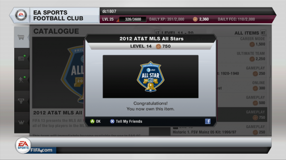 Все звёзды MLS будут доступны в FIFA 13.